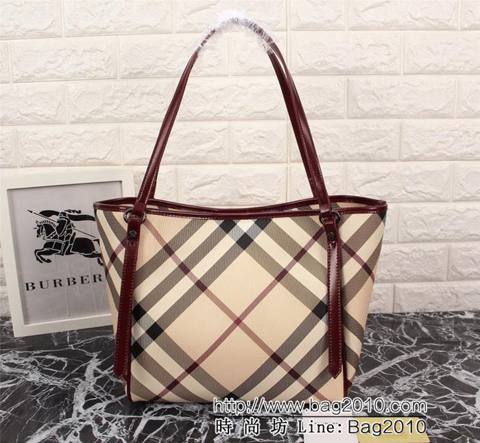 BURBERRY巴寶莉 The Canter 坎特手袋 時尚購物袋 四季爆款 8883  Bhq1038